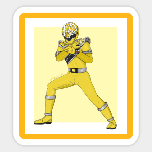 Yellow Shooter Sticker